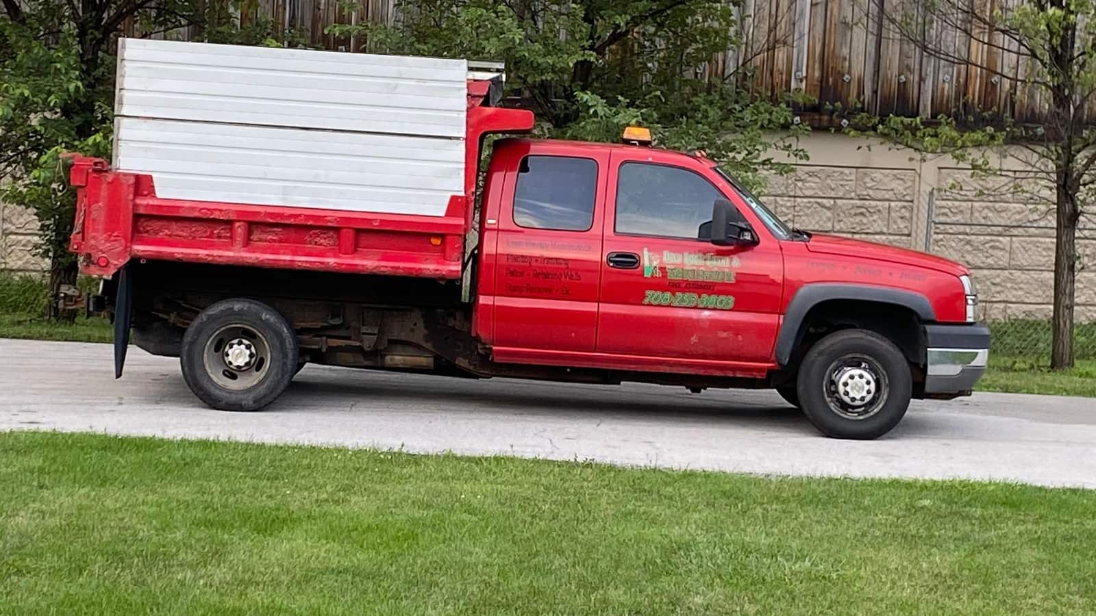 New Look Lawn and Tree crew at work